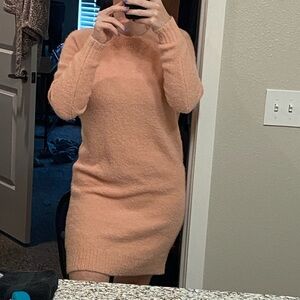 Loft pink sweater dress